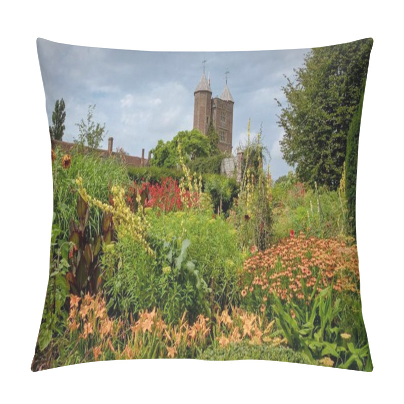 Personality  Beautiful Flowers, Trees And Plants And Garden Landscaping In Sissinghurst Caslte Gardens Pillow Covers