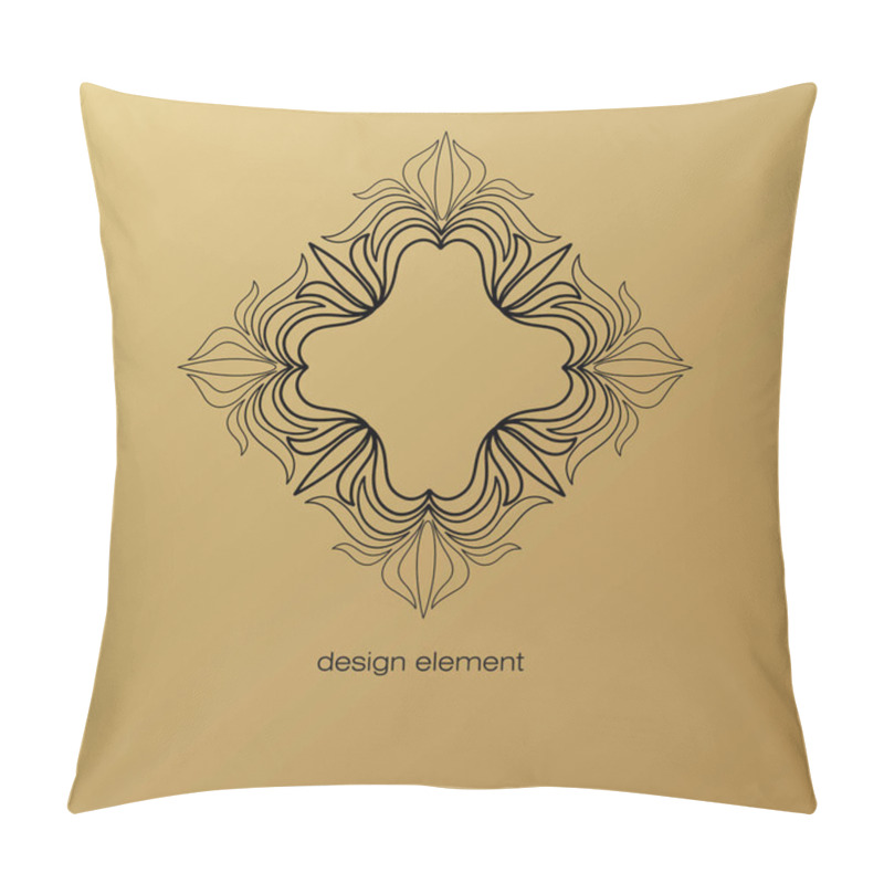 Personality  Vector Icon Frame To Create A Logo. Pillow Covers