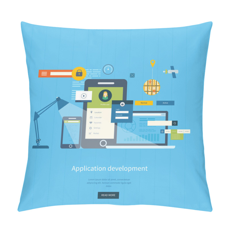 Personality  Development Concept For E-business Pillow Covers