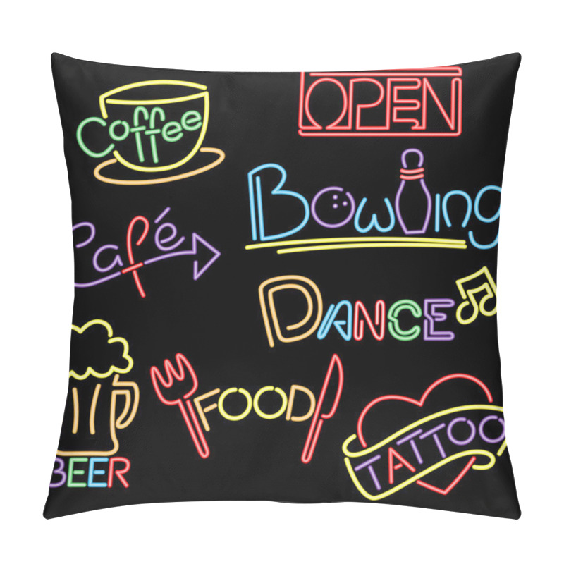 Personality  Neon Signs Pillow Covers