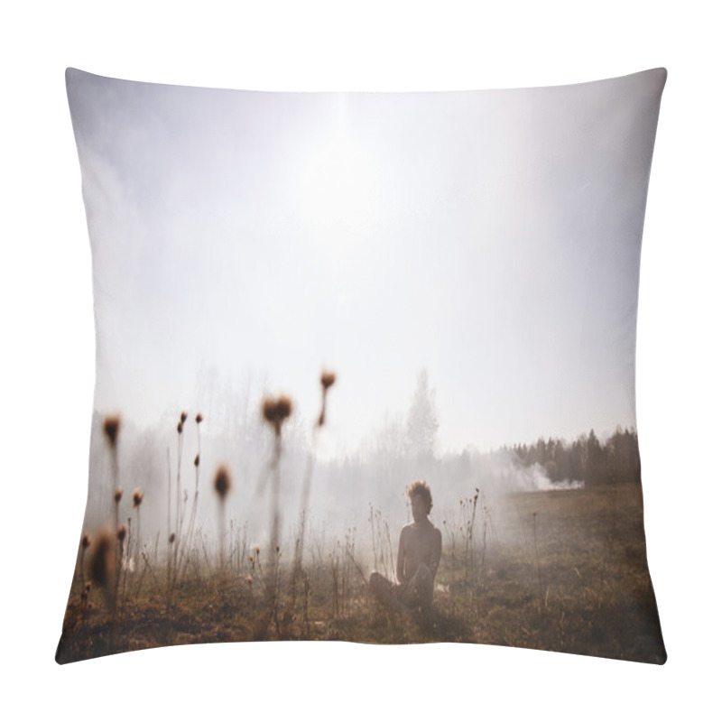 Personality  Wildfire. Fire. Global Warming, Environmental Catastrophe. Conce Pillow Covers