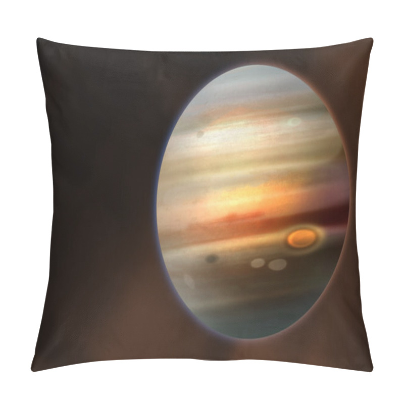 Personality  Jupiter, Planet Of The Solar System Pillow Covers