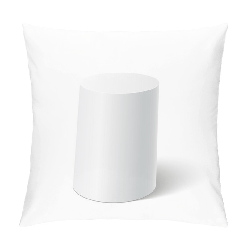 Personality  White Cylinder Stand Pillow Covers