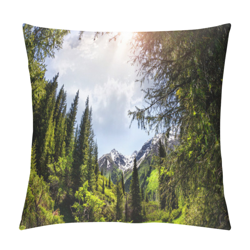 Personality  Mountain Landscape Pillow Covers