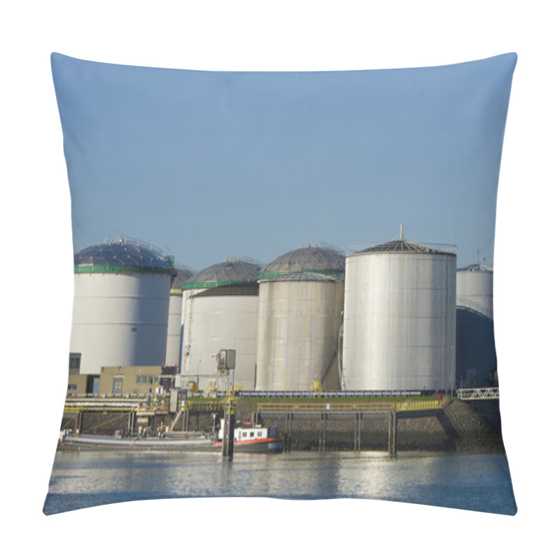 Personality  Rotterdam Harbor Pillow Covers