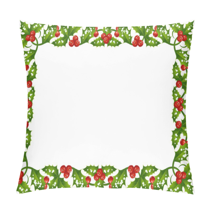 Personality  Holly Frame 07 Pillow Covers