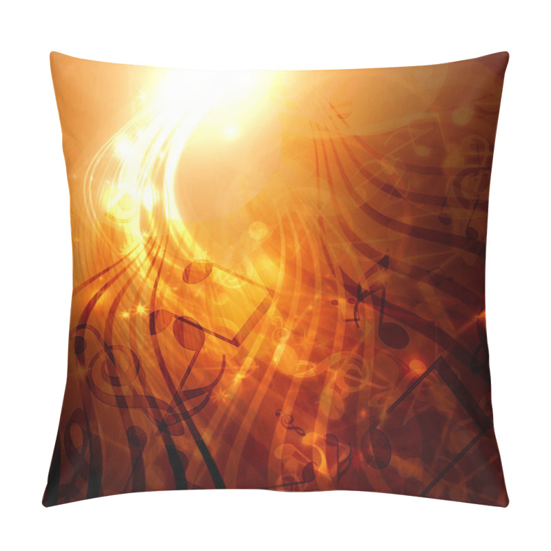 Personality  Music Notes Pillow Covers