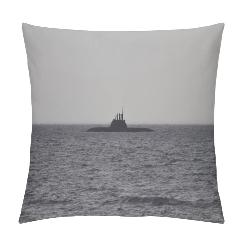 Personality  The Beautiful Warship On Sea. Pillow Covers