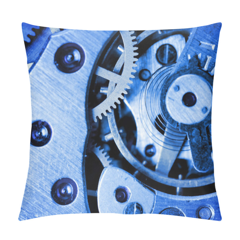 Personality  Metal Clock Mechanism Pillow Covers