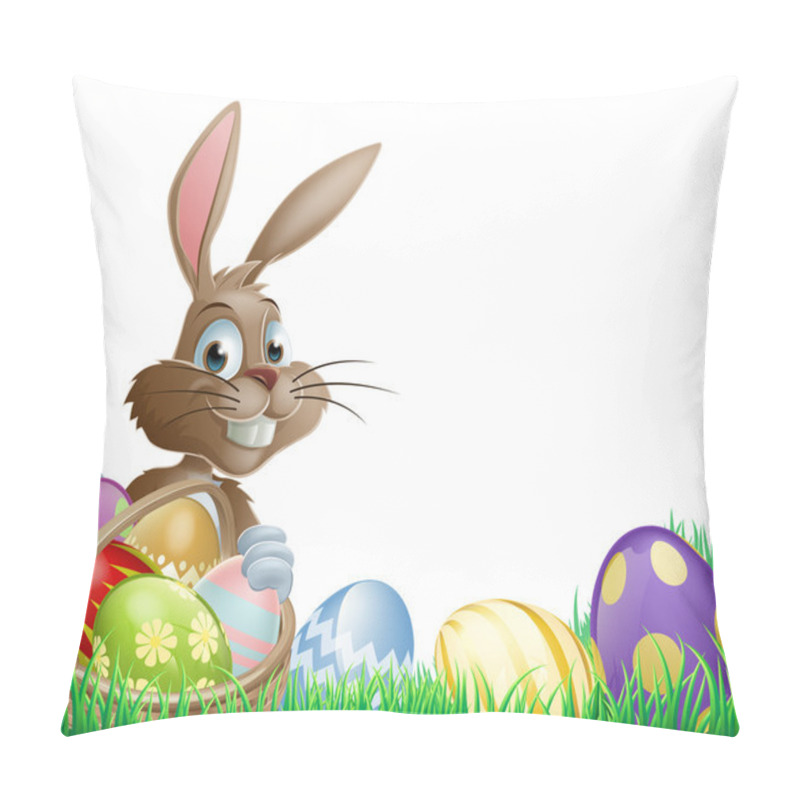 Personality  Isolated Easter Footer Design Pillow Covers