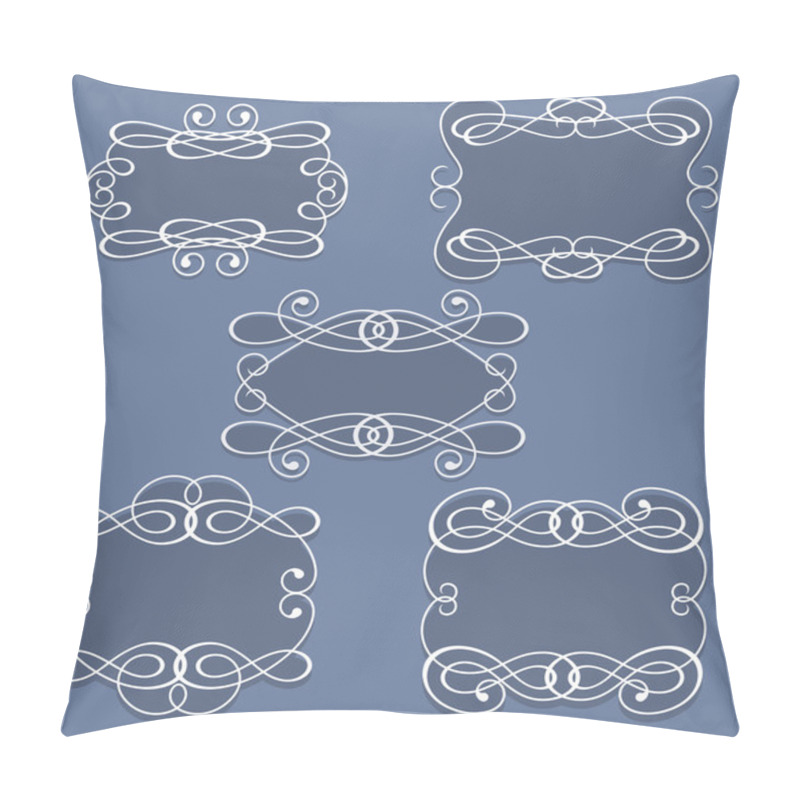 Personality  Retro Frames And Borders Pillow Covers