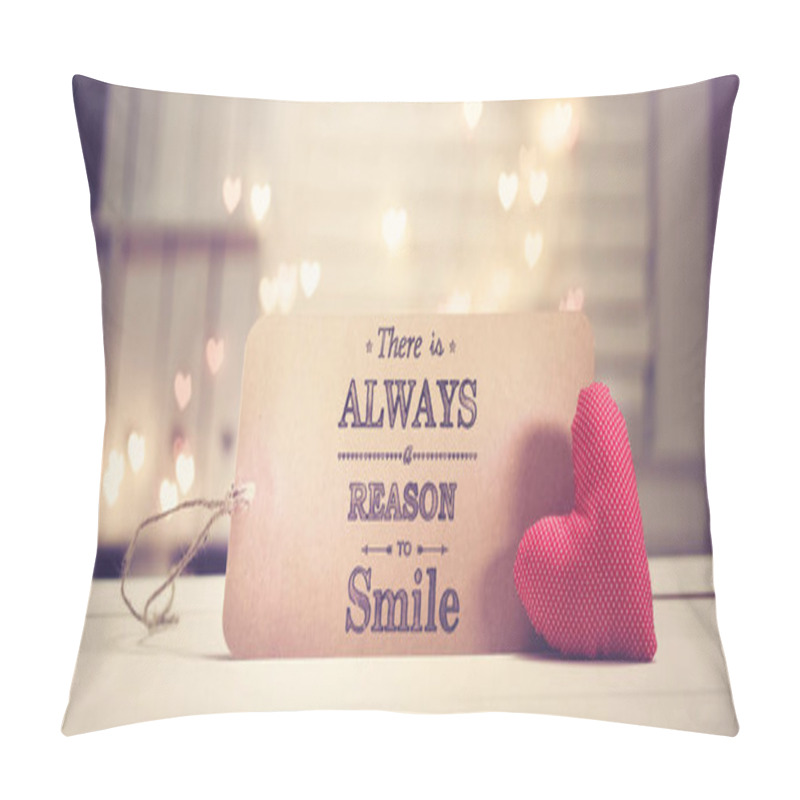 Personality  Text With Red Heart Pillow Covers