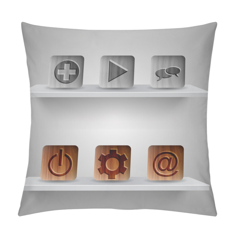 Personality  Web Icons Vector Illustration  Pillow Covers