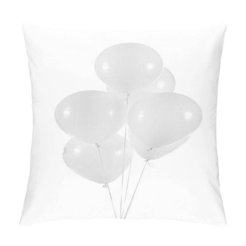 Personality  Air Balloons On White Background Pillow Covers