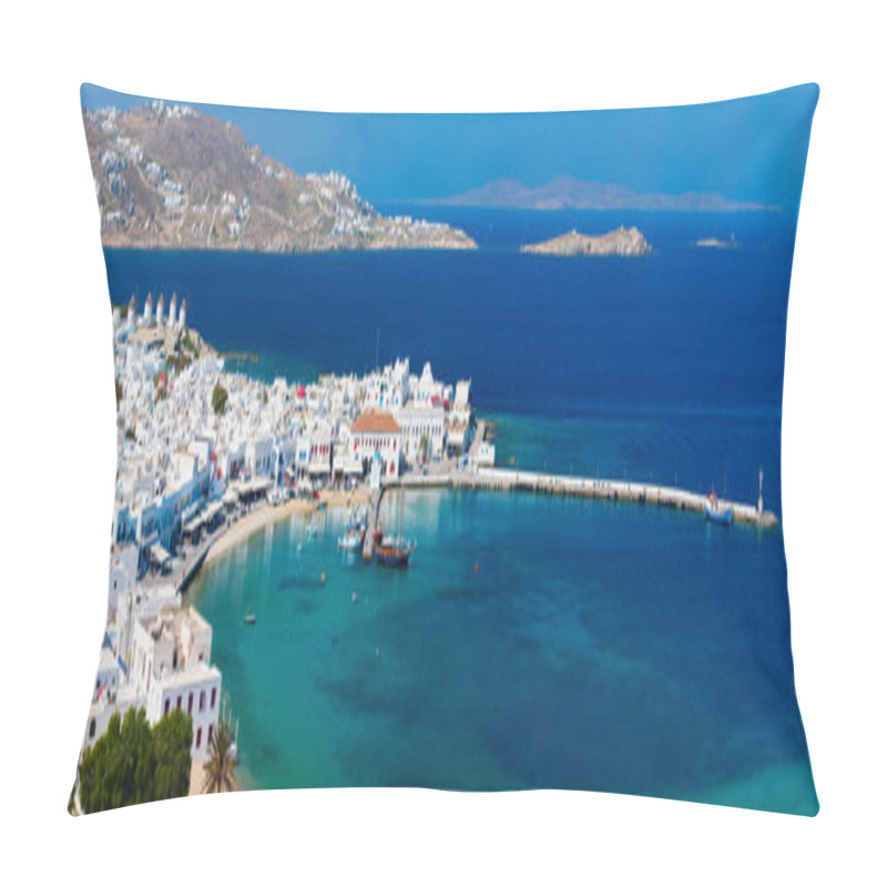 Personality  Mykonos Island Greece Pillow Covers