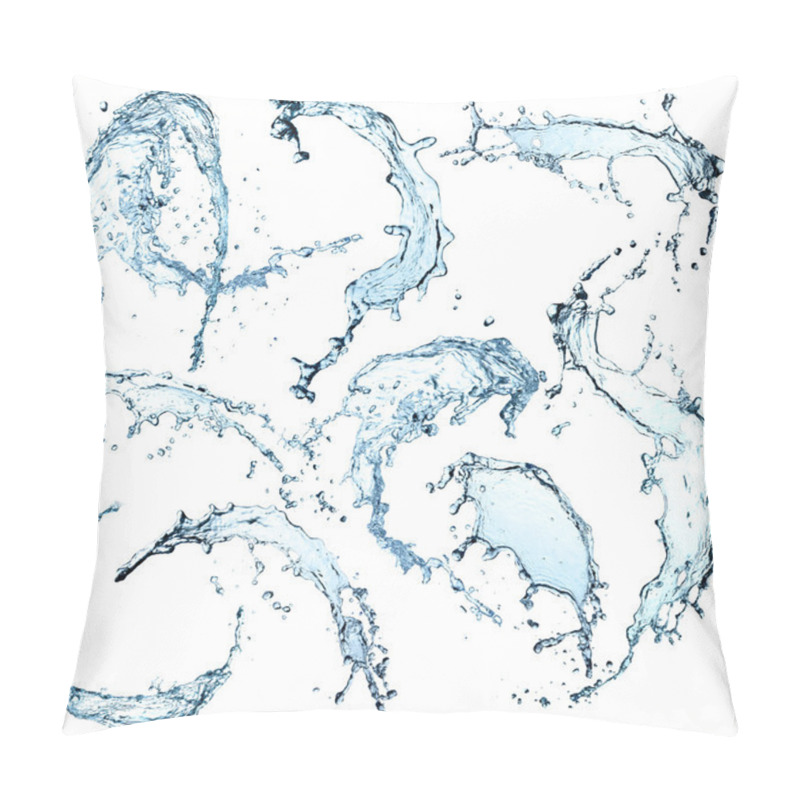 Personality  High Resolution Water Splashes Collection Pillow Covers