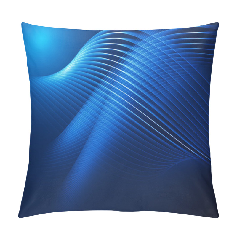 Personality  Abstract Dark Blue Background Pillow Covers