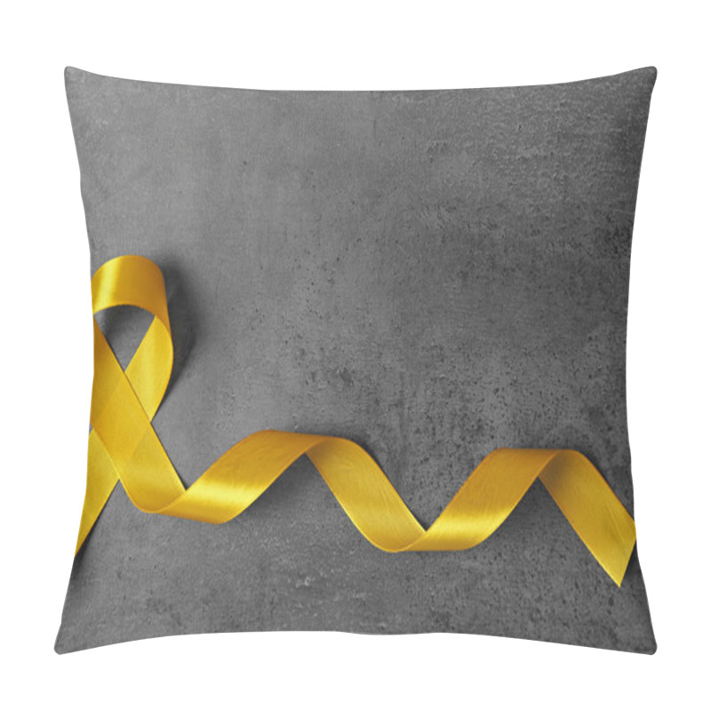 Personality  Yellow Awareness Ribbon Pillow Covers