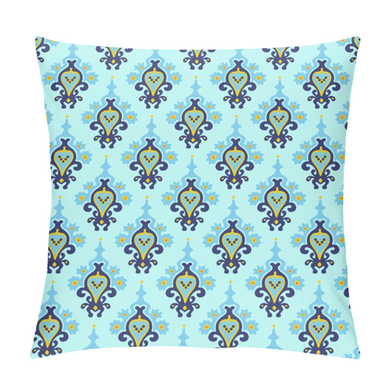 Personality  Seamless Damask Pattern Vector Pillow Covers