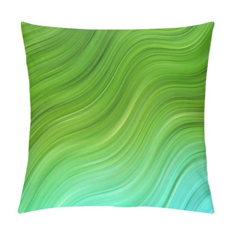 Personality  Light Green Vector Template With Abstract Circles. Pillow Covers