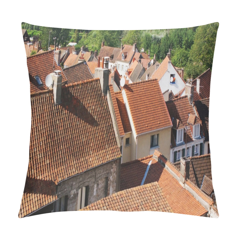 Personality  Village With Old Houses In France Pillow Covers