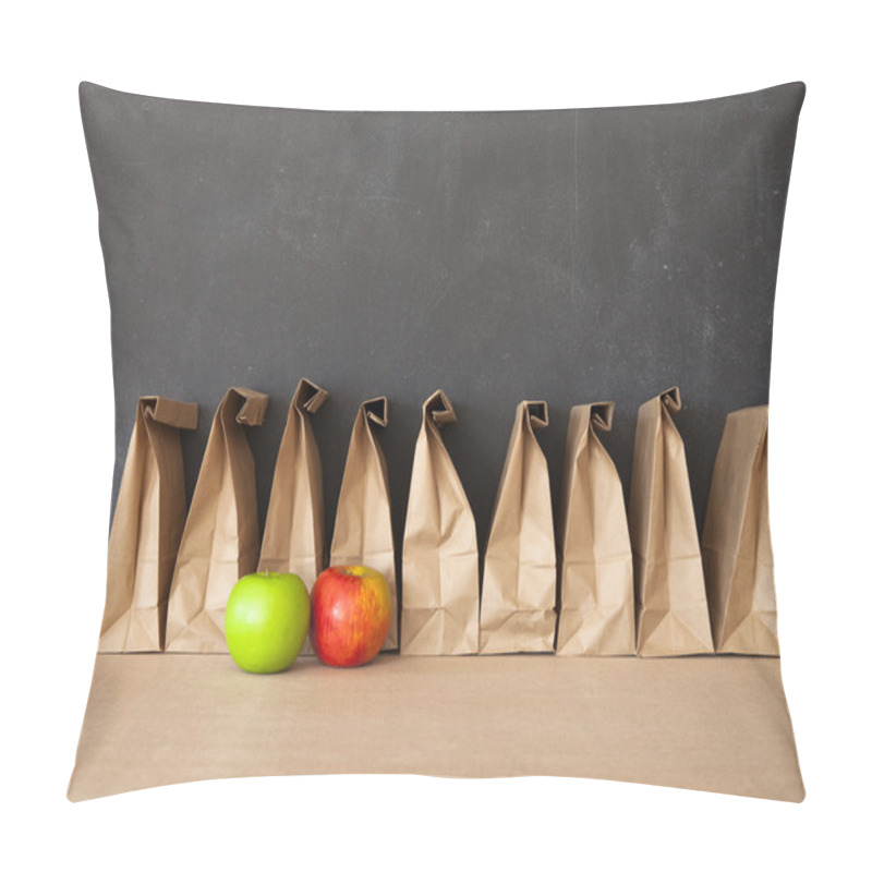 Personality  Brown Bag School Lunch Pillow Covers