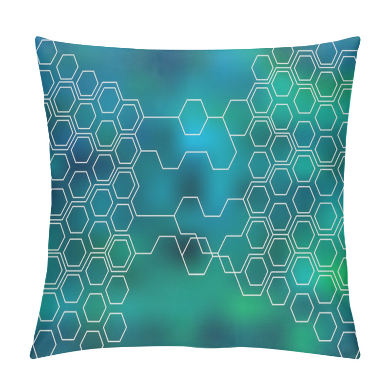 Personality  Modern Hexagons Background Pillow Covers