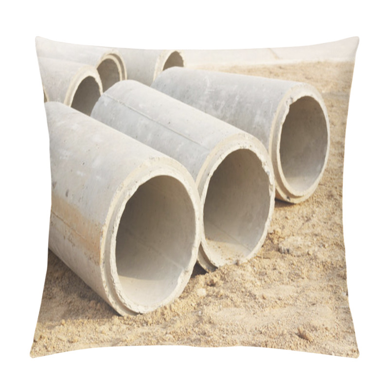 Personality  Concrete Drainage Pipe Pillow Covers