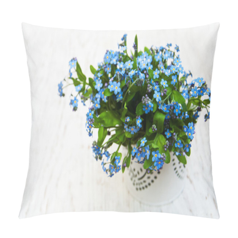 Personality  Forget-me-nots Flowers Pillow Covers