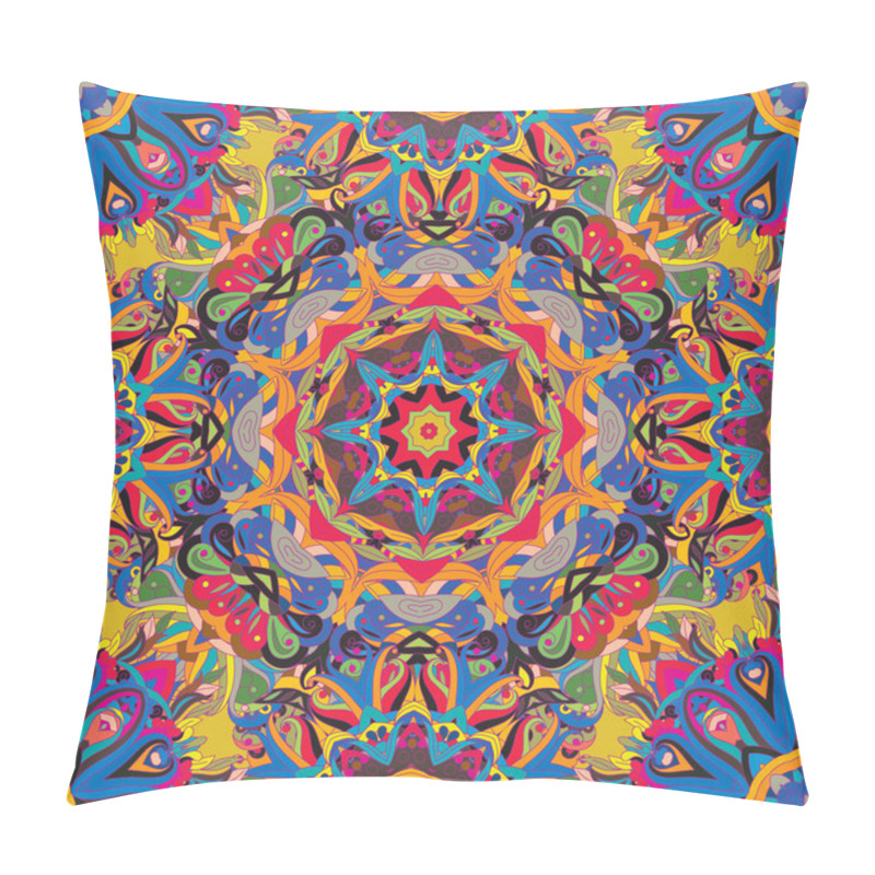 Personality  Ornamental Seamless Pattern. Floral Ornament Pillow Covers