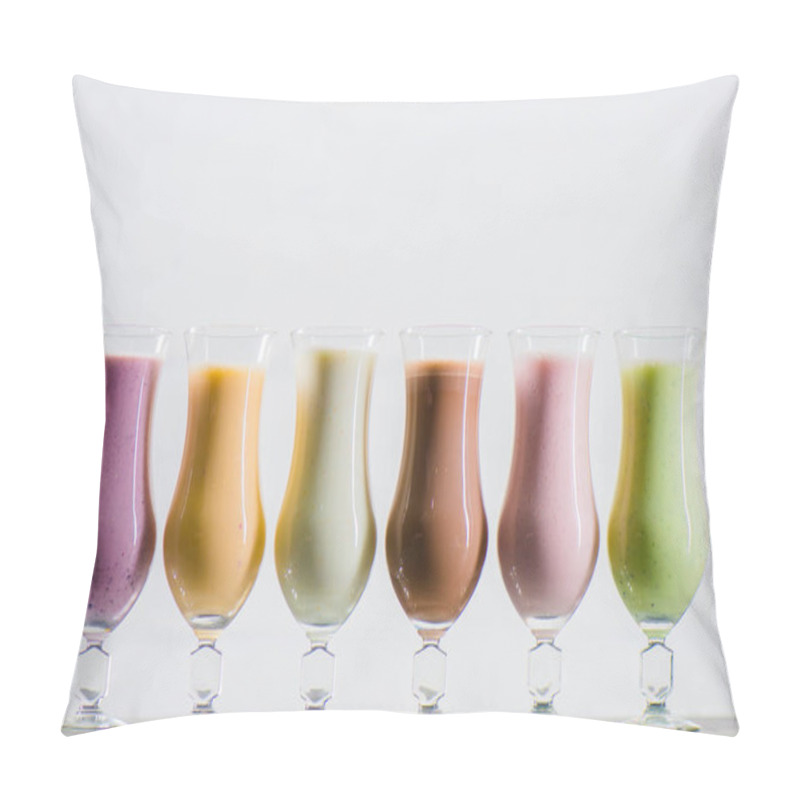 Personality  Delicious Milkshakes In Glasses  Pillow Covers