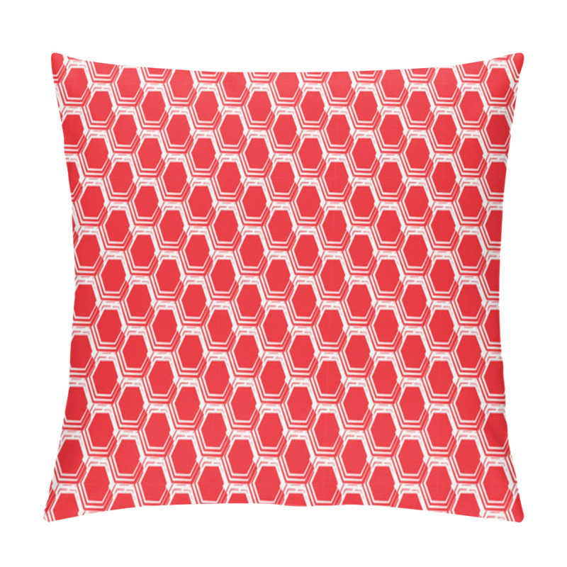 Personality  Red Honeycomb Original Ornament Pillow Covers