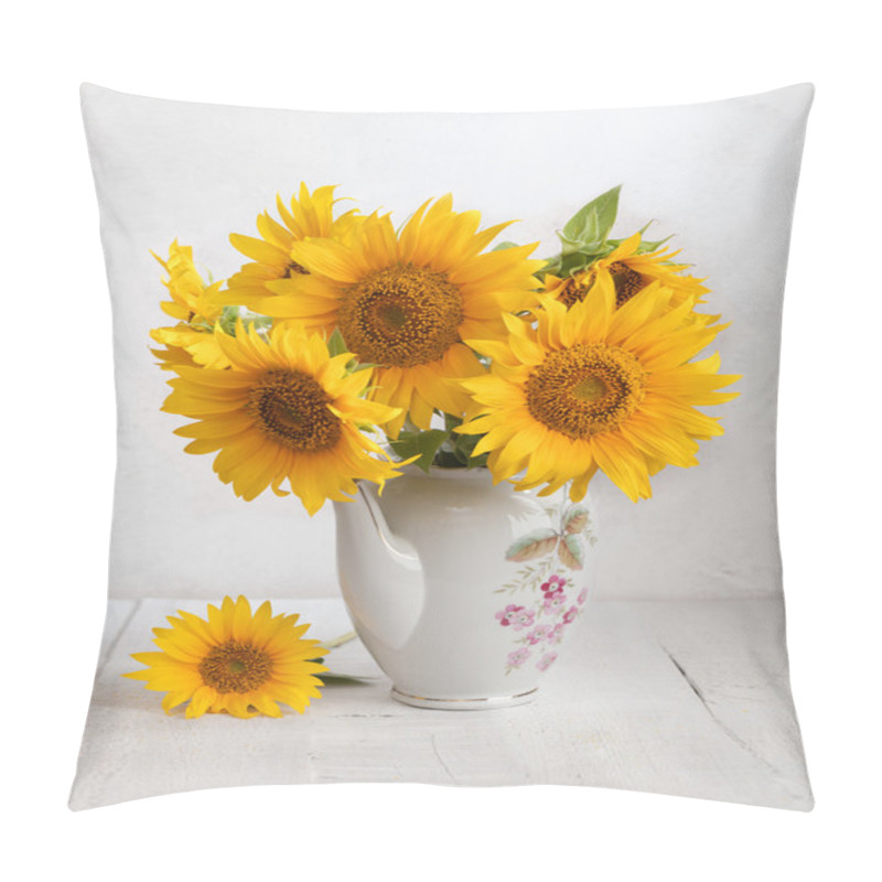 Personality  Bouquet Of Sunflowers Pillow Covers