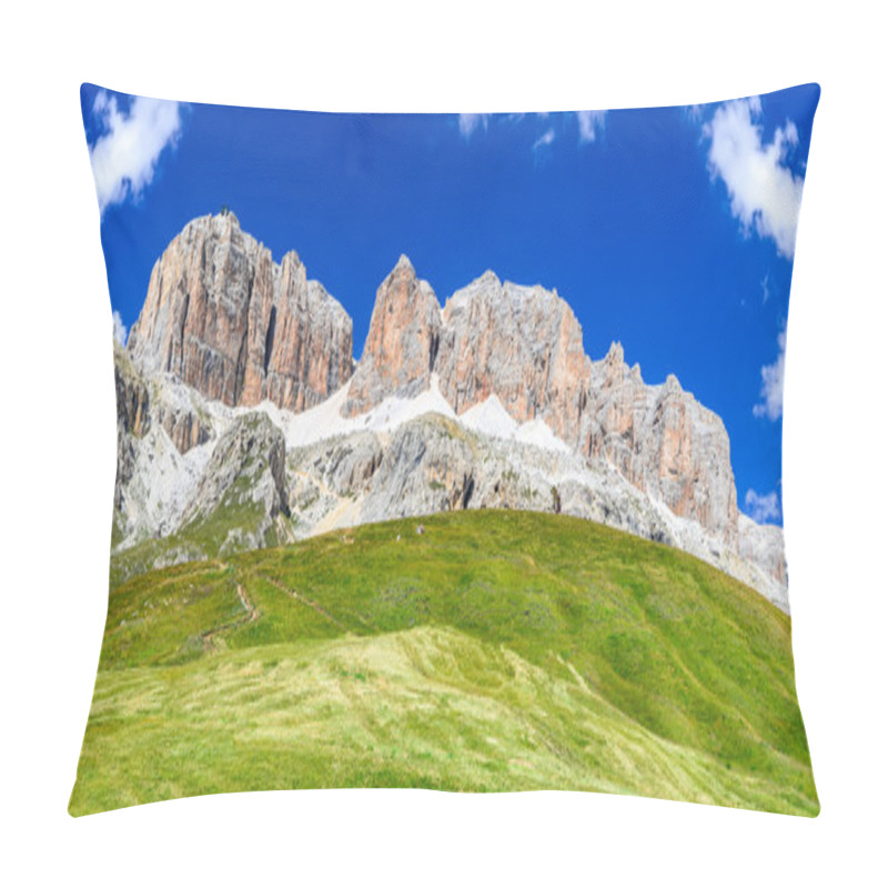 Personality  Dolomites Alps, Italy Pillow Covers