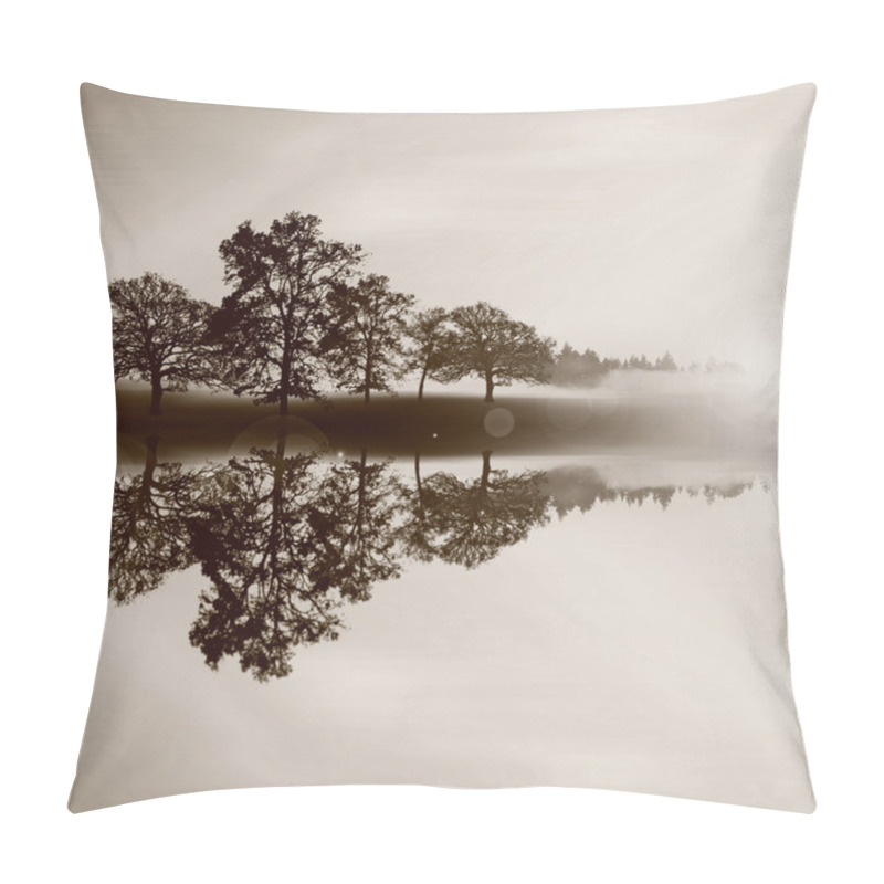 Personality  Beautiful Sepia Landscape Pillow Covers