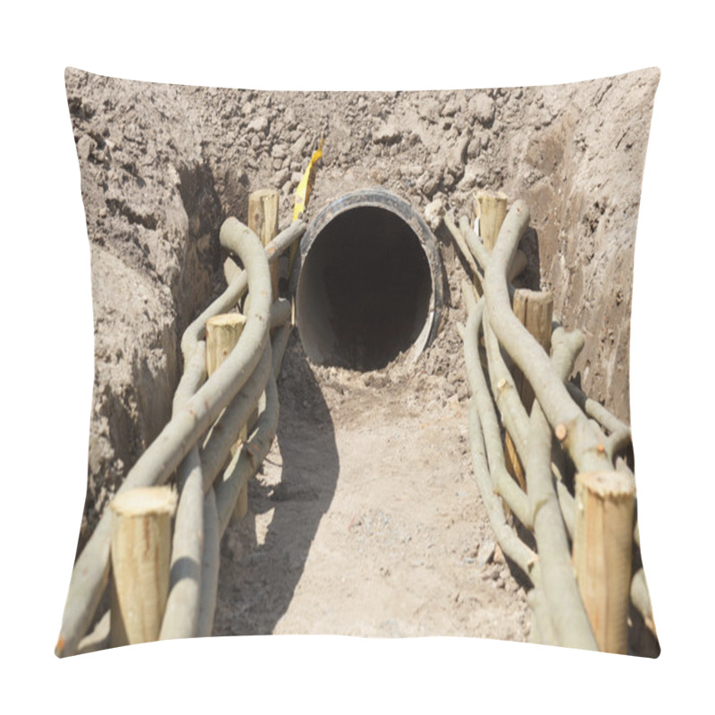 Personality  Waste Water Trench Pillow Covers