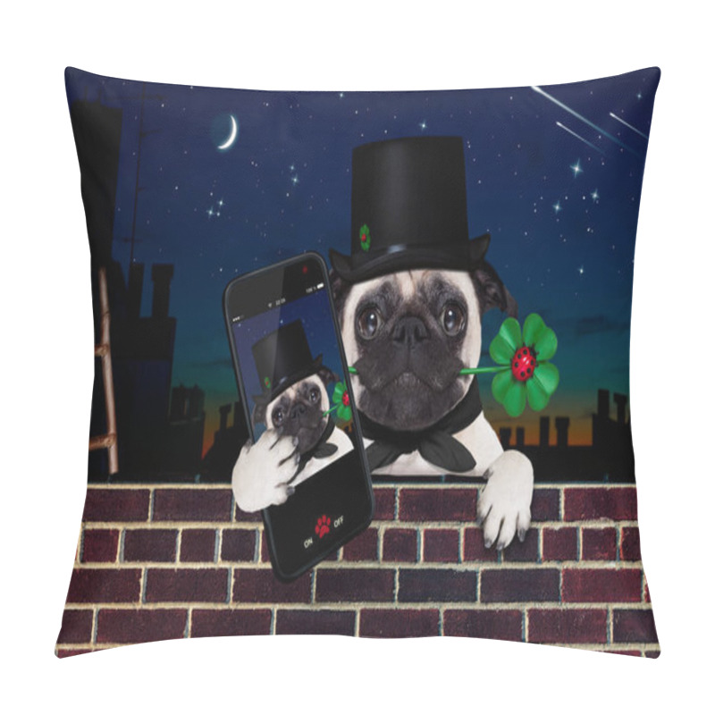 Personality  Happy New Year Dog Celberation Pillow Covers