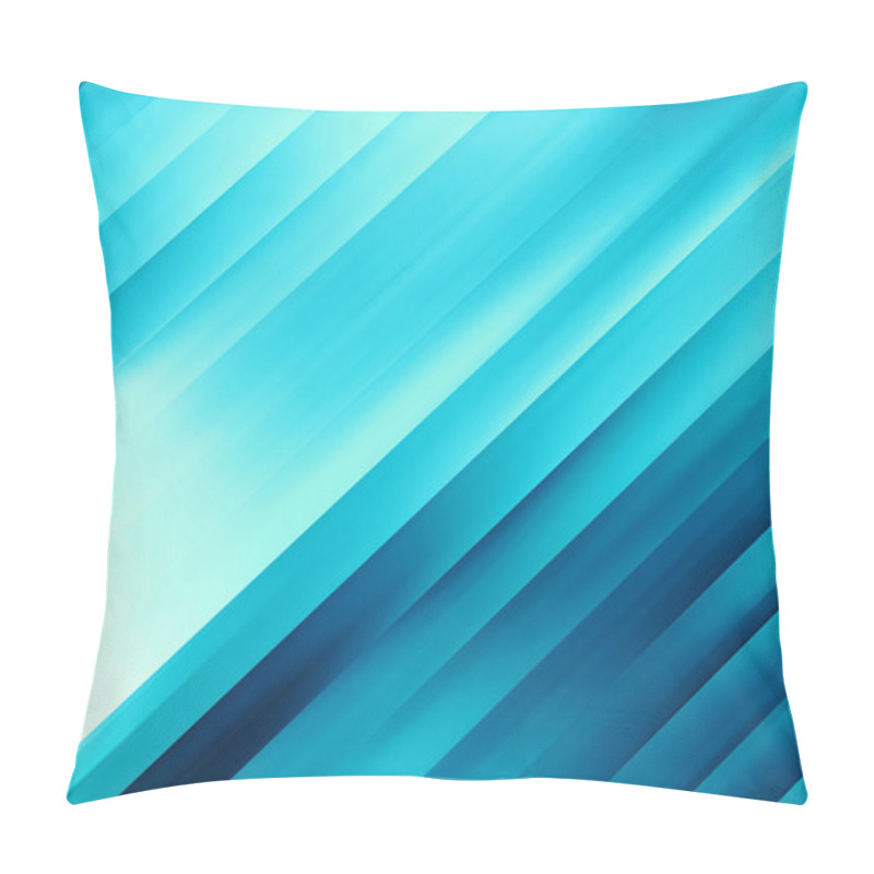 Personality  Blue Lines Background  Pillow Covers