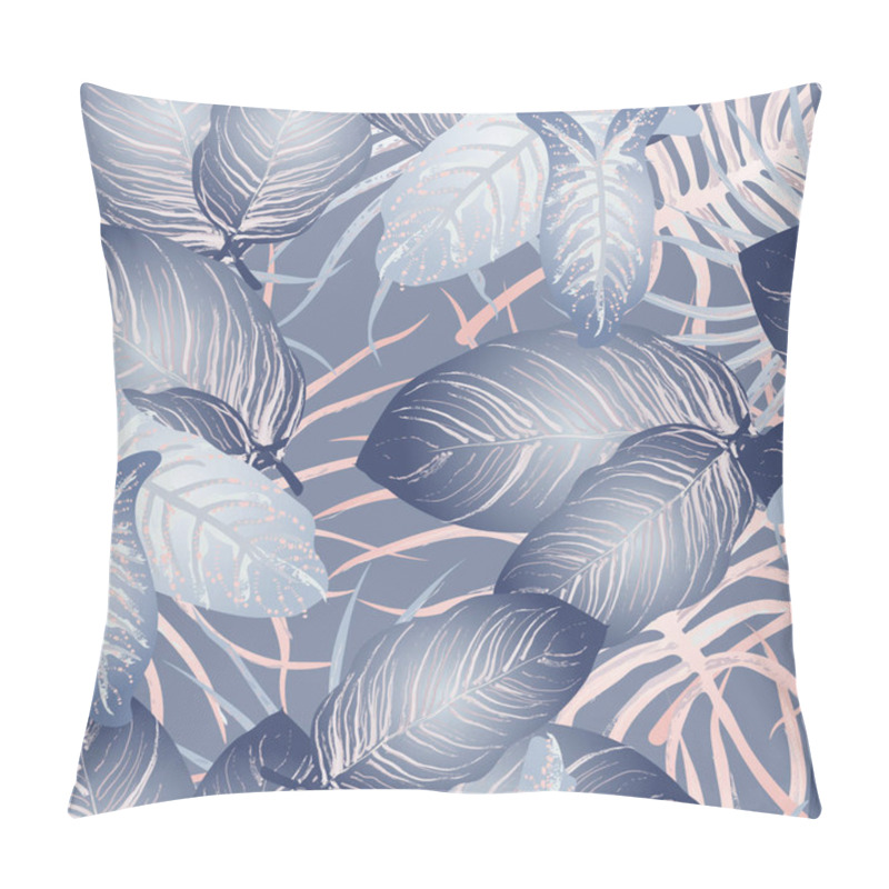 Personality  Tropical Leaf Modern Motif. Jungle Print. Foliage Summer Pillow Covers