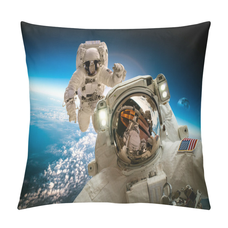 Personality  Astronauts In Outer Space Pillow Covers