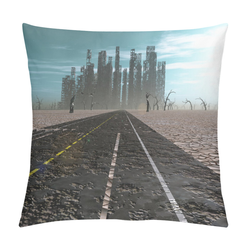 Personality  Weathered Road Pillow Covers