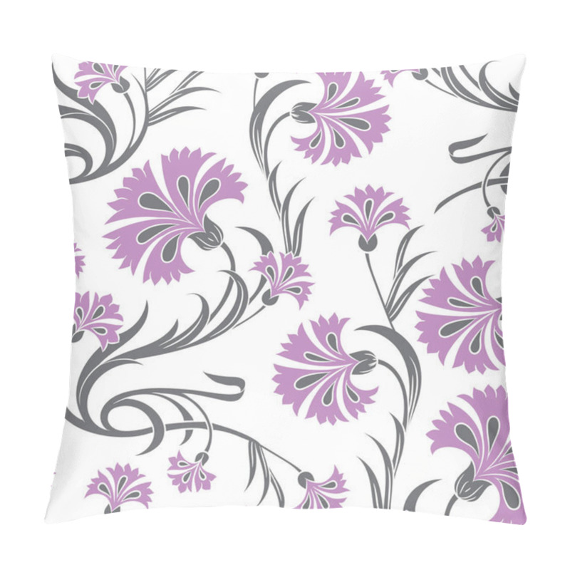 Personality  Carnations Seamless Pattern Pillow Covers