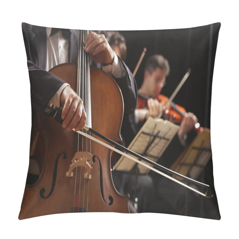 Personality  Classical Music, Cellist And Violinists Pillow Covers