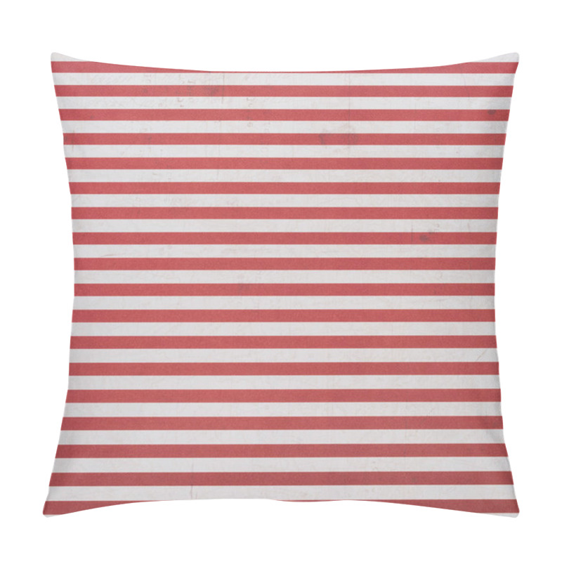 Personality  Red And White Horizontal Lines Wrapper Design Pillow Covers