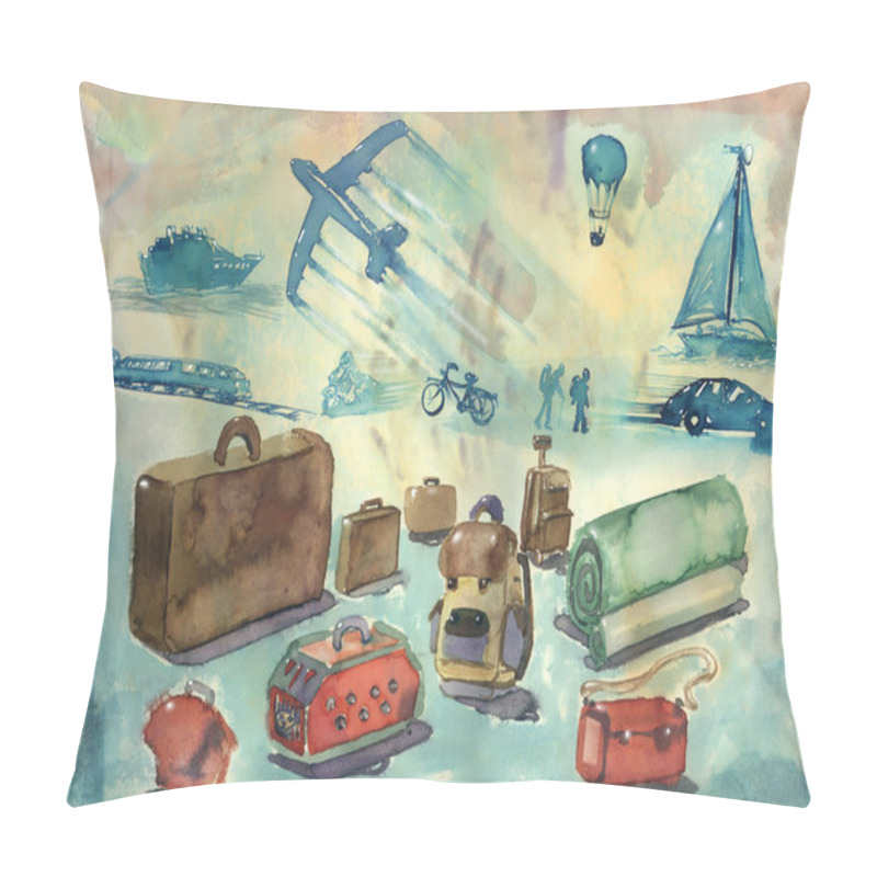 Personality  Travel Concept Design Pillow Covers