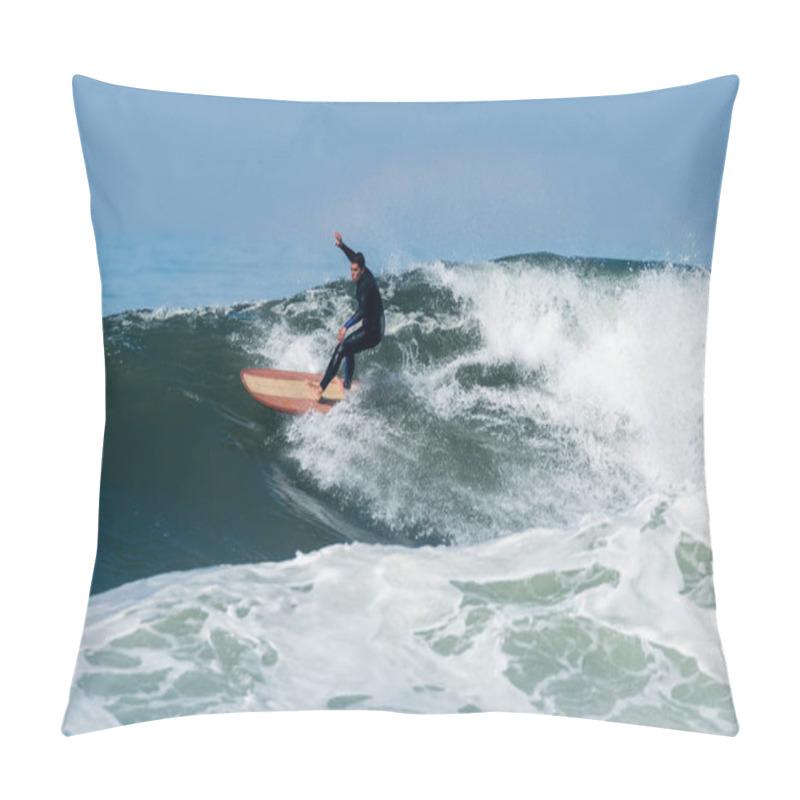 Personality  Surfing The Waves Pillow Covers