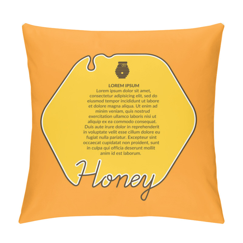 Personality  Vector Bee Products. Pillow Covers