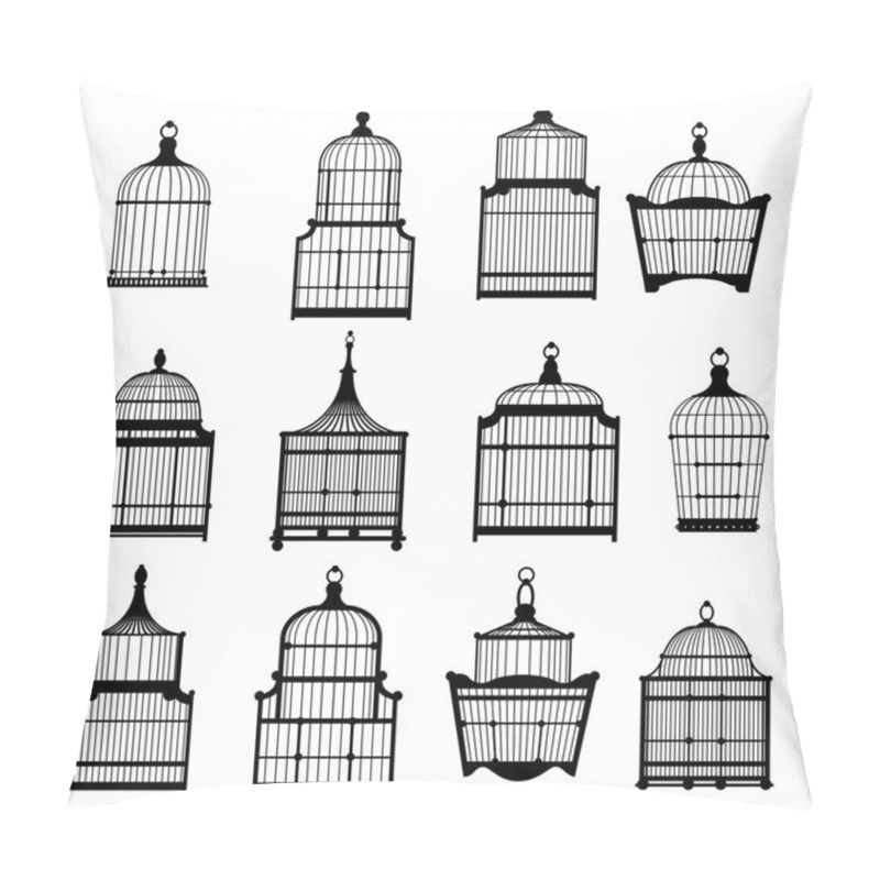 Personality  Set Birdcages Collection Pillow Covers