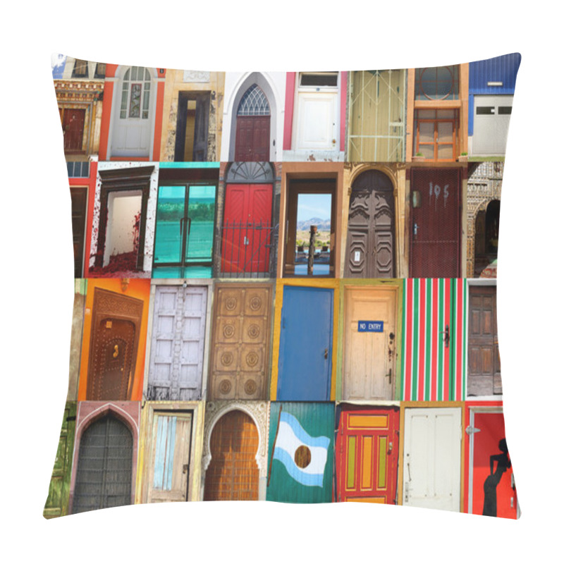 Personality  World Doors Pillow Covers