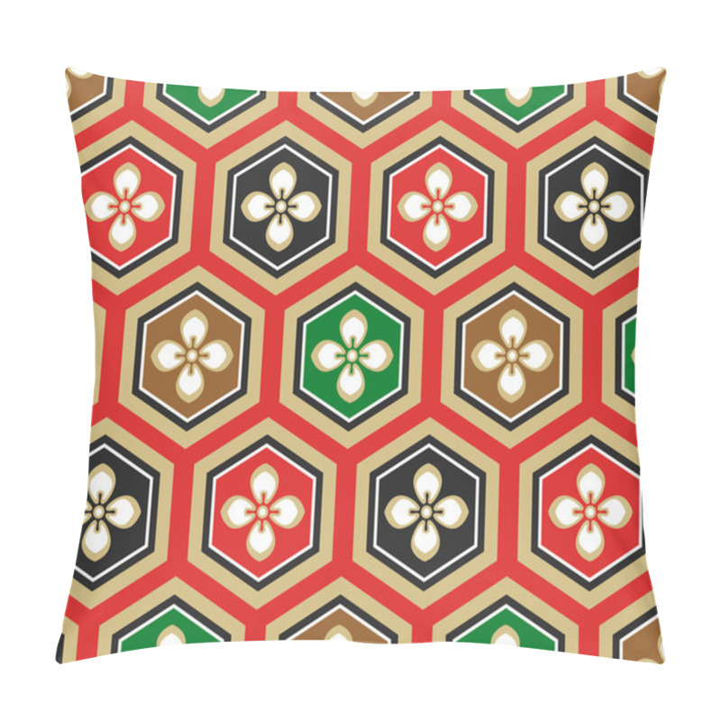 Personality  Seamless Japanese Traditional Pattern Pillow Covers